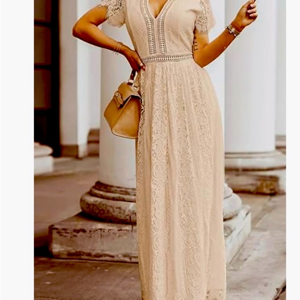 MEROKEETY Women’s V Neck Short Sleeve Dress